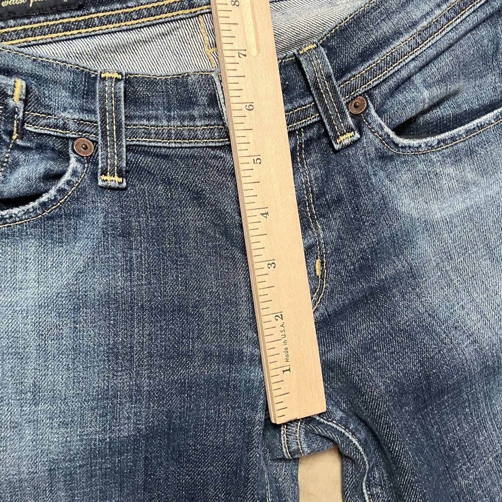 Citizens of humanity jeans Womens Size 27 Blue Stretch Low Waist Flair Leg Y2K - Picture 3 of 16